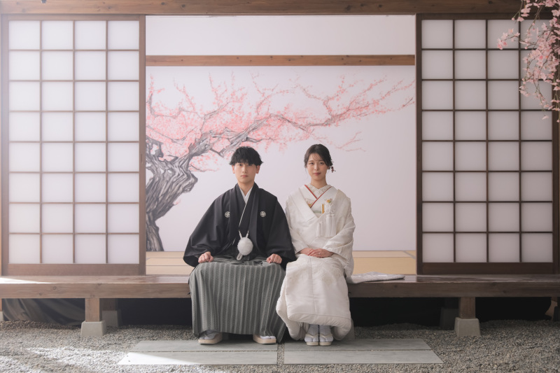 お二人らしいスタジオ撮影！