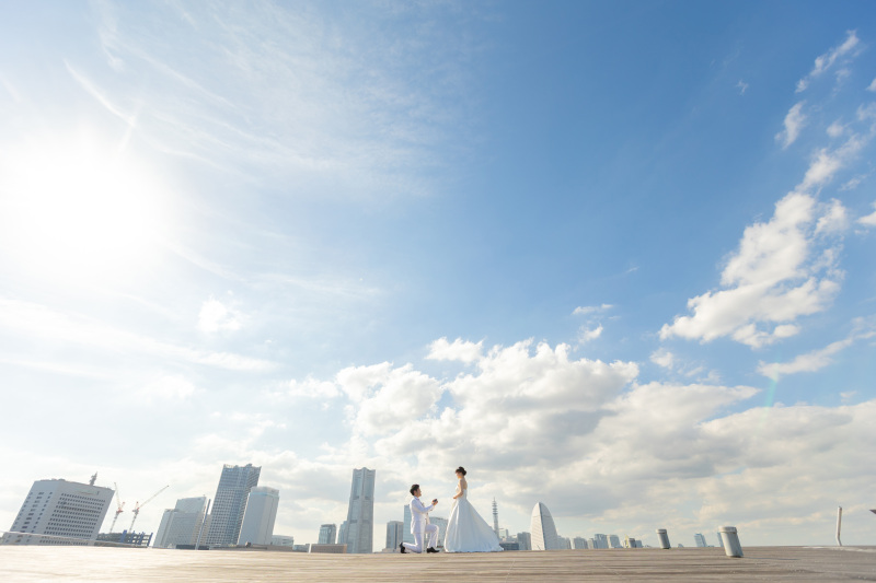 横浜を感じられる大桟橋でのお写真を紹介いたします!
