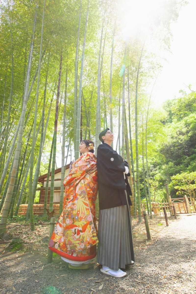 晴れの日の三溪園