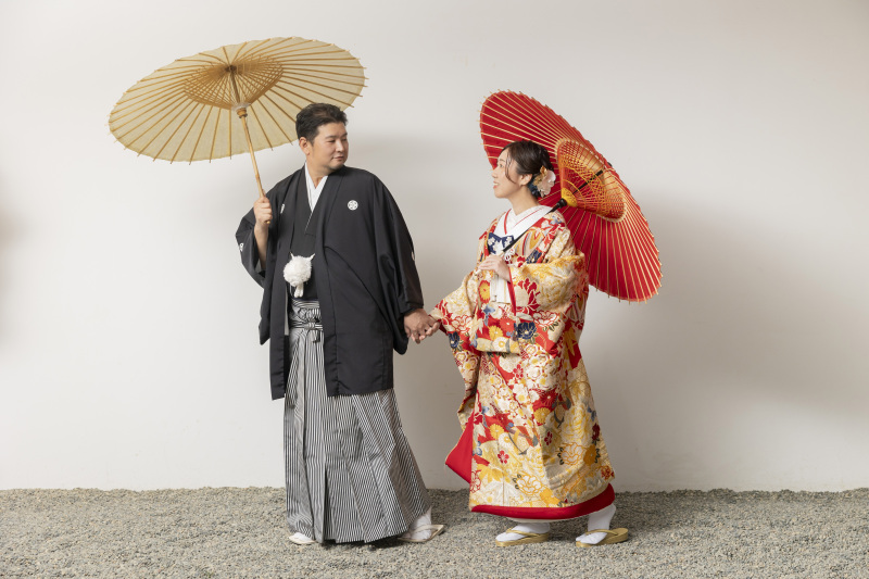 みなとみらい店の屋内庭園スタジオの内で様々な背景を使って