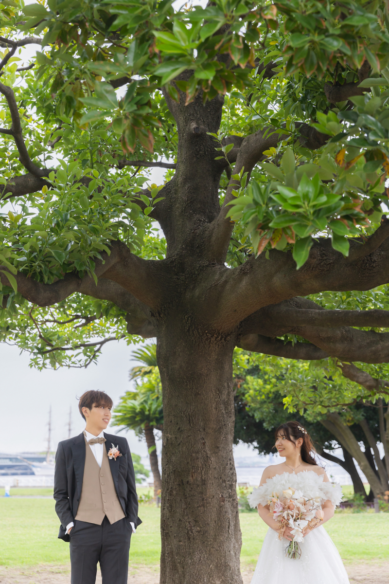 緑も花も海も空も！【平日限定＊山下公園ロケーション】