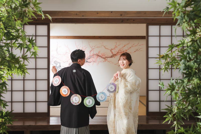 屋内庭園ならではの撮影!
