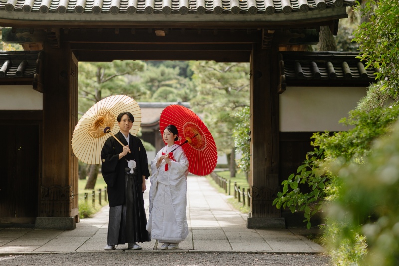 三渓園で緑と撮影！