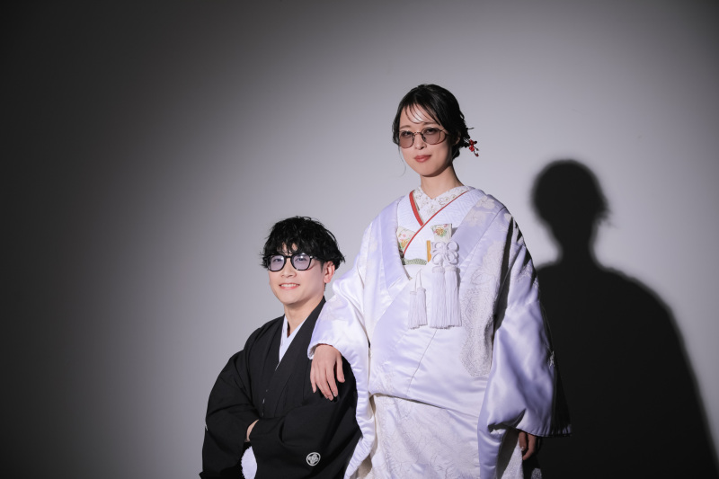 お二人らしいスタジオ撮影！