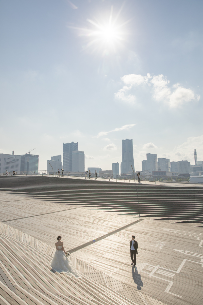 青空と大桟橋