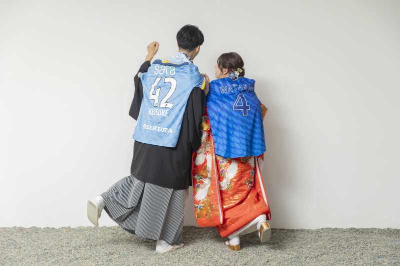 みなとみらい店の屋内庭園スタジオでいろいろな季節の背景で