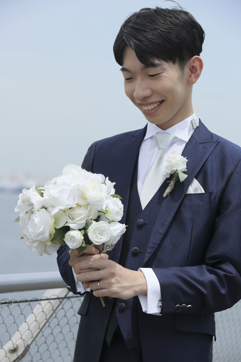 晴天の大桟橋