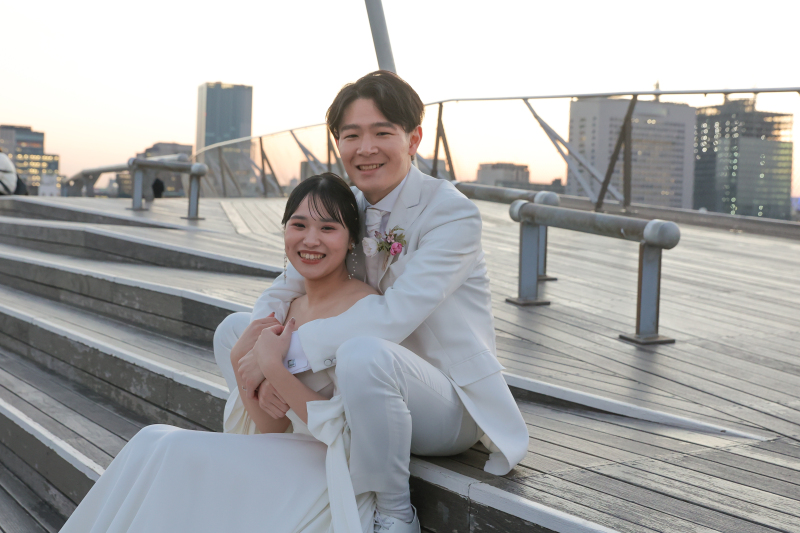 ザ横浜の景色　大桟橋へ