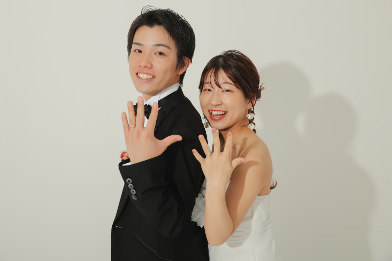 ハウススタジオで自由にお二人らしい撮影!
