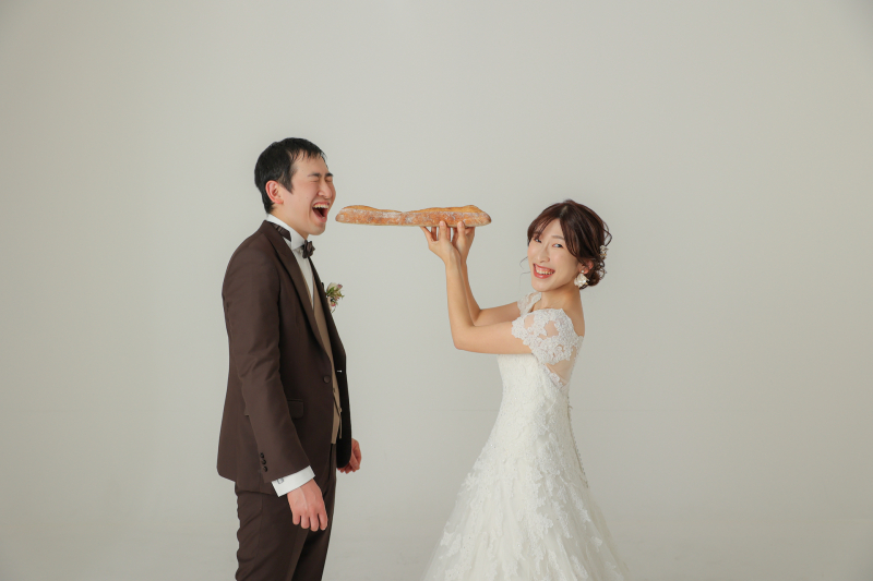 お二人らしさが引き立つスタジオで