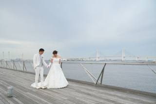 大桟橋で夜景撮影！【大桟橋夜景ロケーション】Photographer：齋藤燎佑