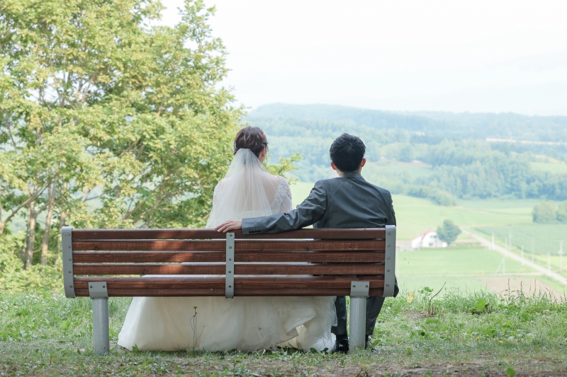 北海道のお花畑での撮影!!