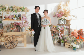 たくさんのお花と