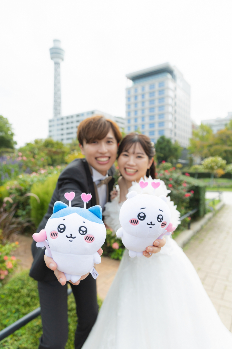 緑も花も海も空も！【平日限定＊山下公園ロケーション】