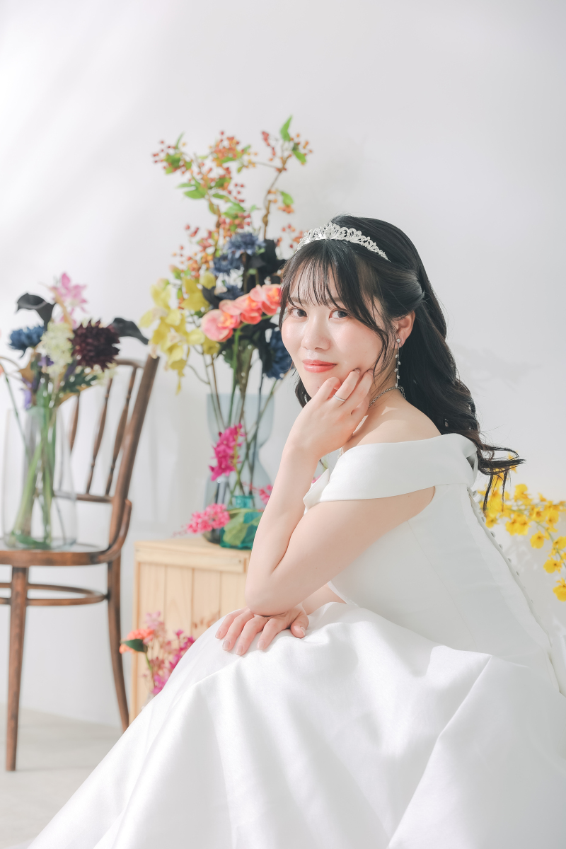 お花フォトを満喫できるハウススタジオ