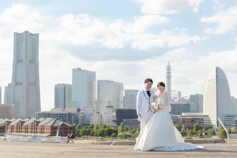 横浜を感じられる大桟橋でのお写真を紹介いたします!