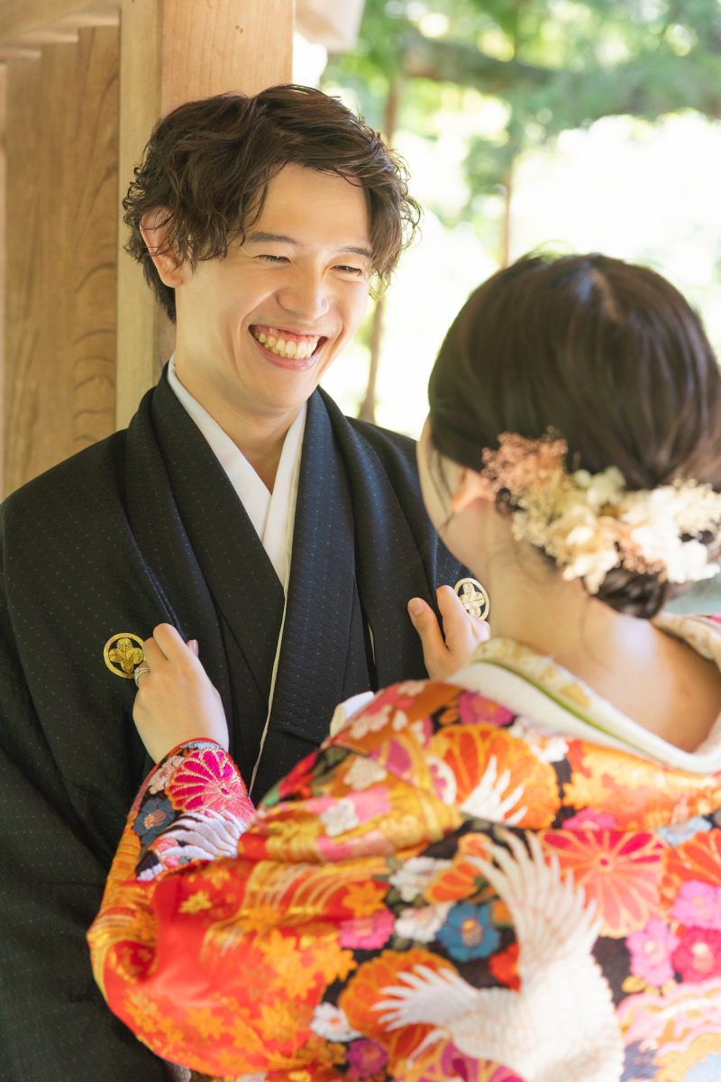 浄智寺でウエディングフォト【鎌倉寺社ロケーション】