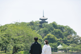 新緑に溢れた、三渓園ロケーション！