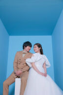 ハウススタジオで叶うPOPで可愛らしい理　想のウェディングフォト