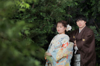 本格的な日本庭園での撮影もオ.ススメです！