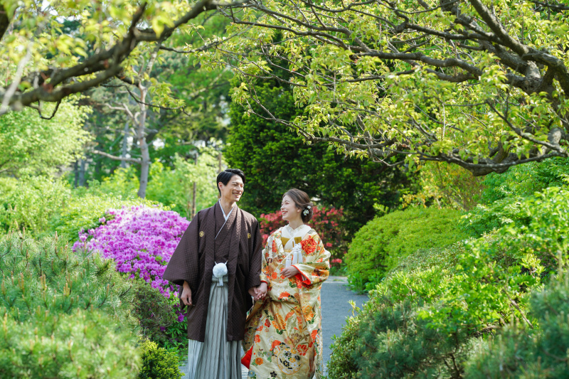 紫陽花➕日本庭園で情緒あるワンショットを✨