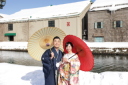 小樽の雪景色で残す、和装ロケーション撮影☃️