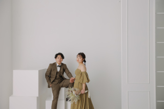 衣装着放題キャンペーンで白もカラーも楽しむスタジオ撮影♫