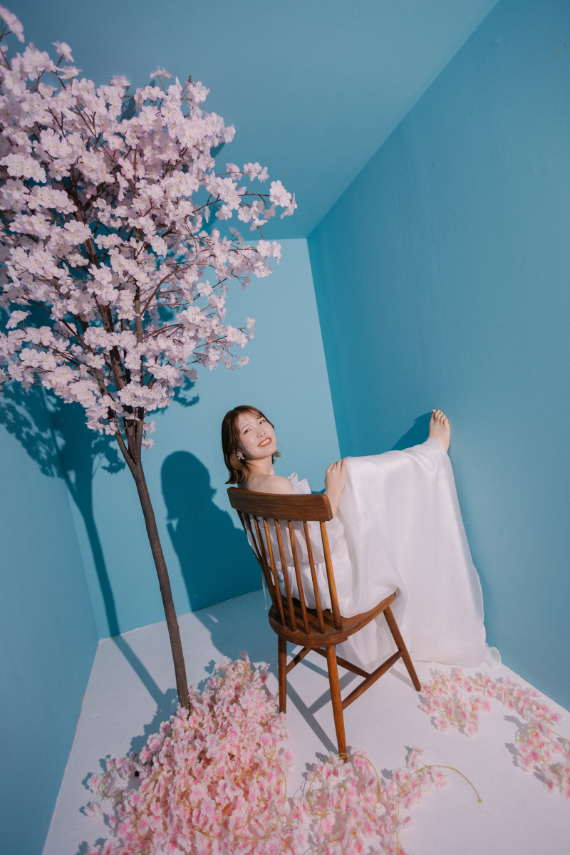 春先どり!!!スタジオで桜フォト♪