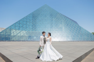 ユニークで二人らしい撮影を