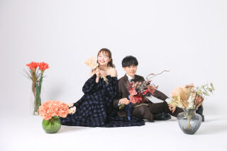 お二人らしさを最 大 限に引き出す、洋装ハウススタジオ!