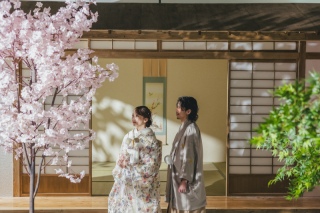 スタジオ撮影なら雨天の心配もなし♪お二人らしいウエディング撮影が叶います✨