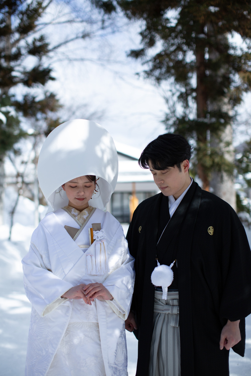 1月〜2月！西野神社で和装ロケーション撮影！☃️