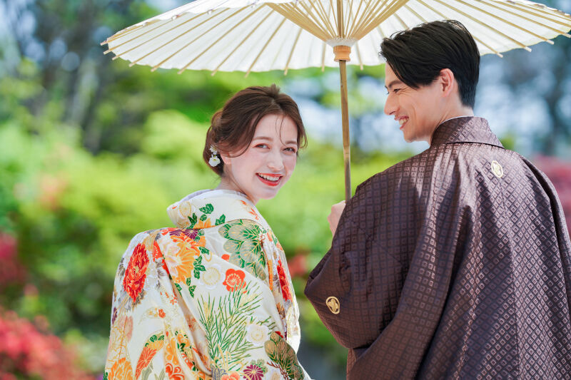 百合が原公園でとびきりの和装ロケーション撮影!!