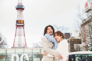 大通公園での撮影は今の時期とってもお す す めです♫