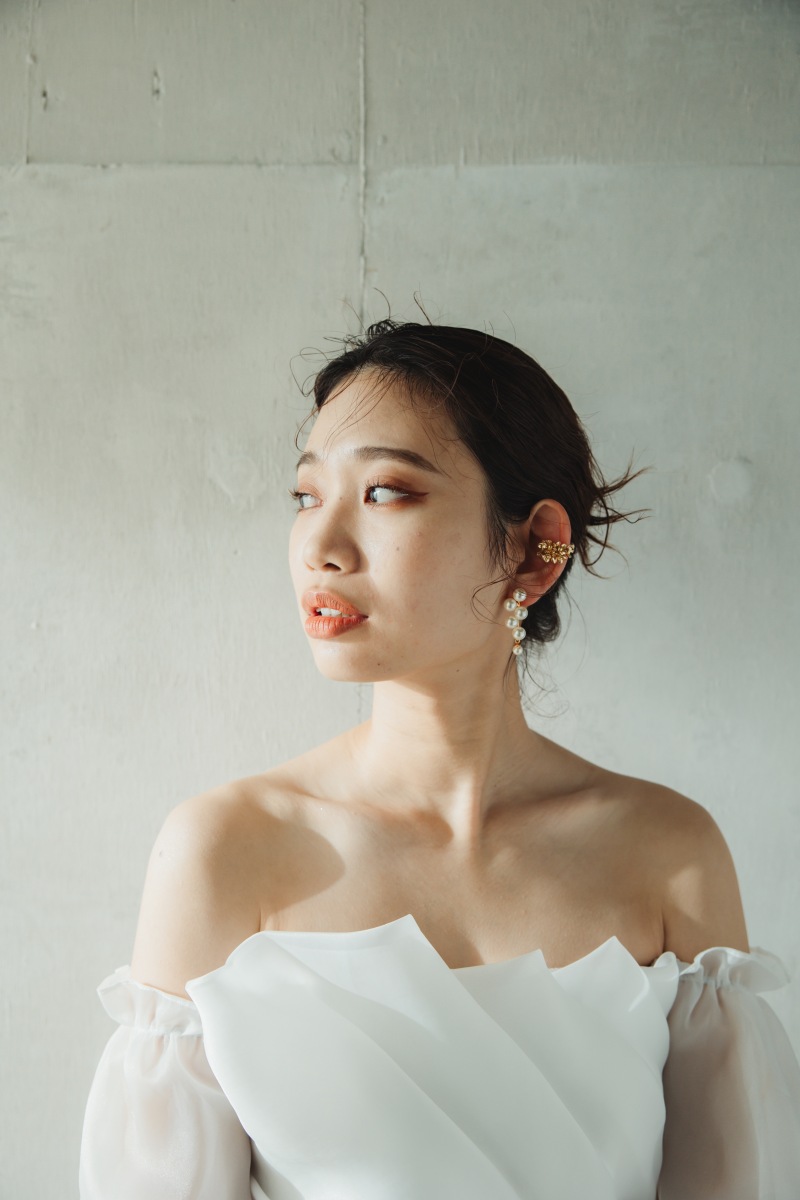 スタジオに映えるオシャレヘアメイク
