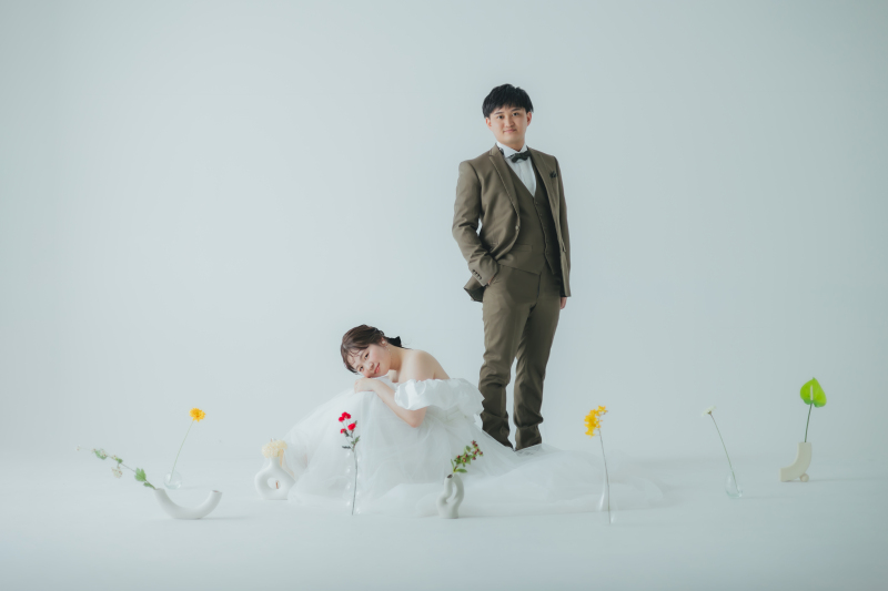 寒い季節は室内で暖かウェディングフォト✨