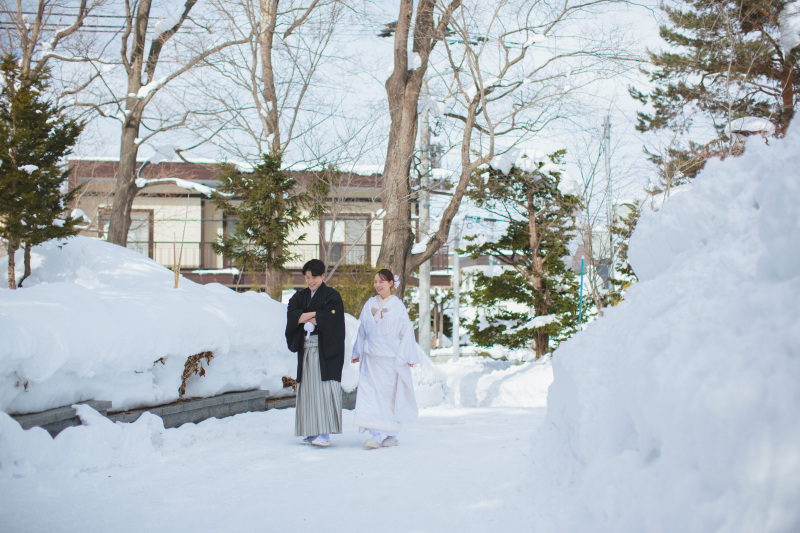 1月〜2月！西野神社で和装ロケーション撮影！☃️