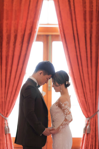 豊平館でクラシックなウェディングフォト撮影！