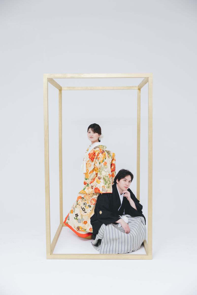 ハウススタジオでオシャレに和装ウェディングフォト✨