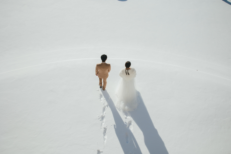 異世界へと誘う雪景色でのウェディングフォト【前田森林公園】✨