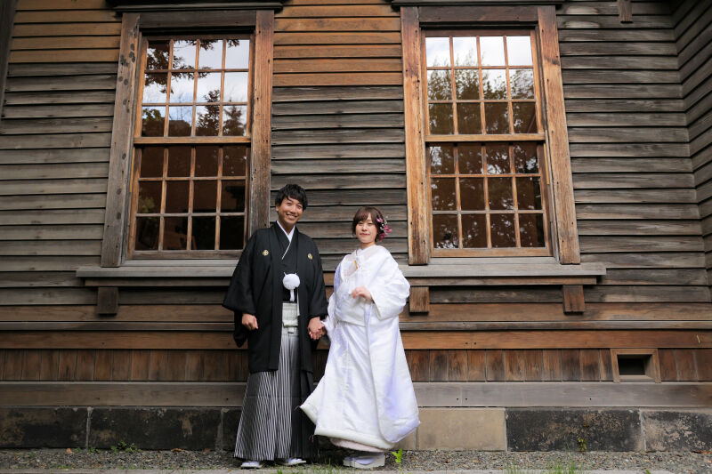歴史ある空間で和を感じるウェディングフォトを♡