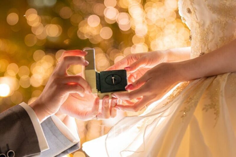 【結婚式前撮り】バイオリンとビオラの音色が響く東京駅マジックアワーに乗せた協奏曲