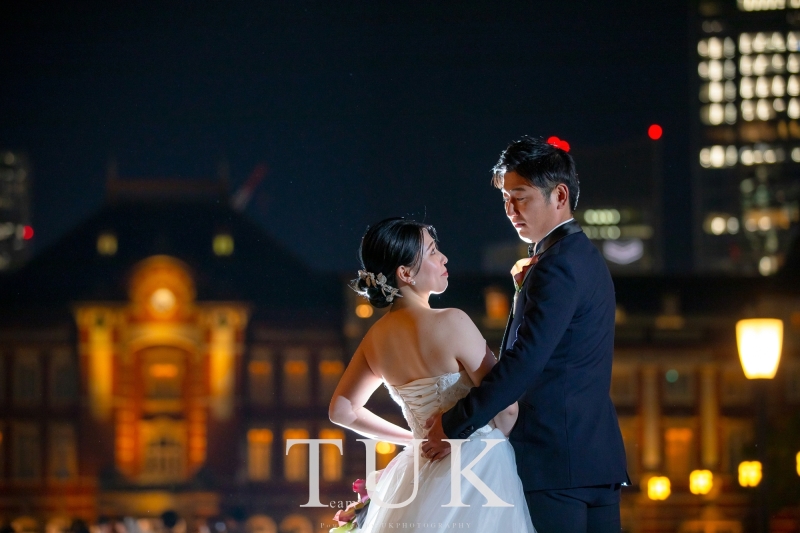 家族・結婚式撮影で二人の思い出に残る東京駅撮影!