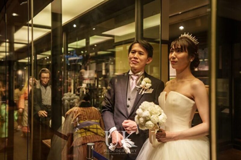 国立科学博物館でウェディング撮影！ナイトミュージアムのようなワクワク感！