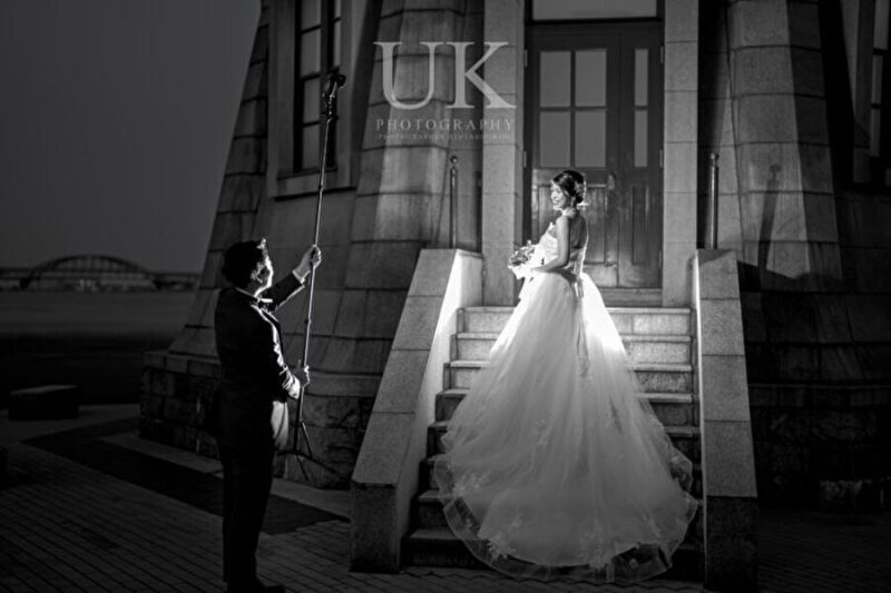 【結婚式前撮り】神戸港の夜景とプロポーズの場所で記念に残るウェディングフォト!