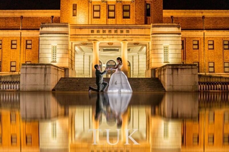 【ウェディングフォト】思い出の国立科学博物館で前撮り！会場を彩るウェルカムボード