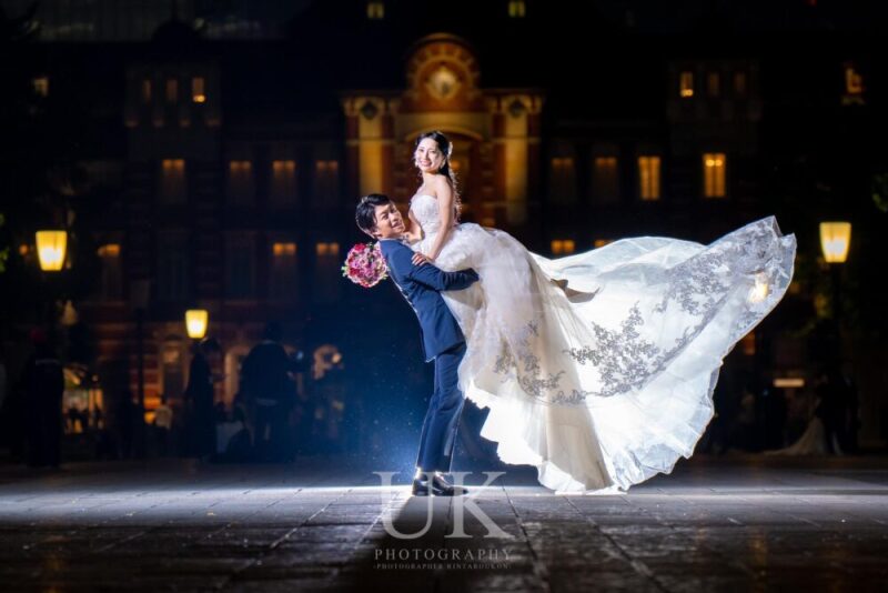 【東京駅前】富山から東京駅のウェディングフォト撮影へ来てくれました！！