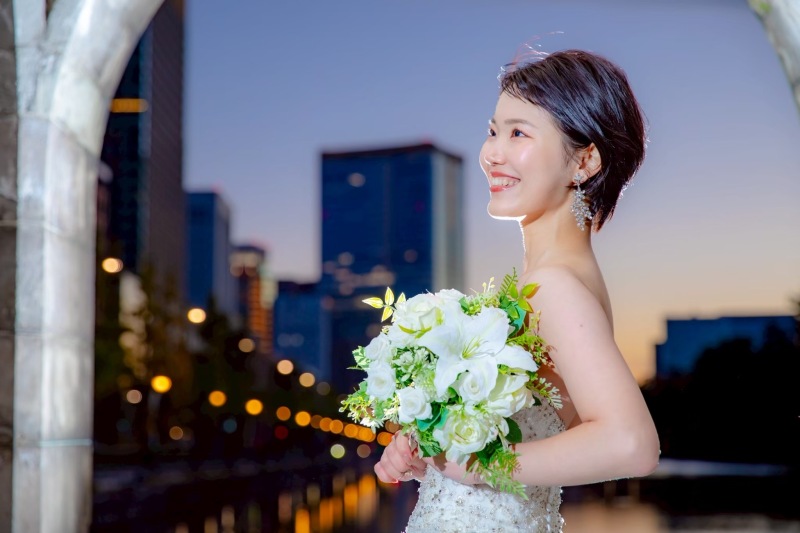 花嫁様の魅力を引き出す!TUKのソロビューティーショット♪【アップショット編】