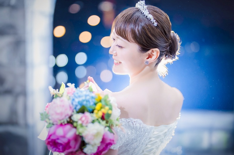 花嫁様の魅力を引き出す!TUKのソロビューティーショット♪【アップショット編】
