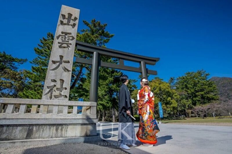 【出張撮影】お二人に縁のある場所でロケーションフォト!和装撮影が美しい季節